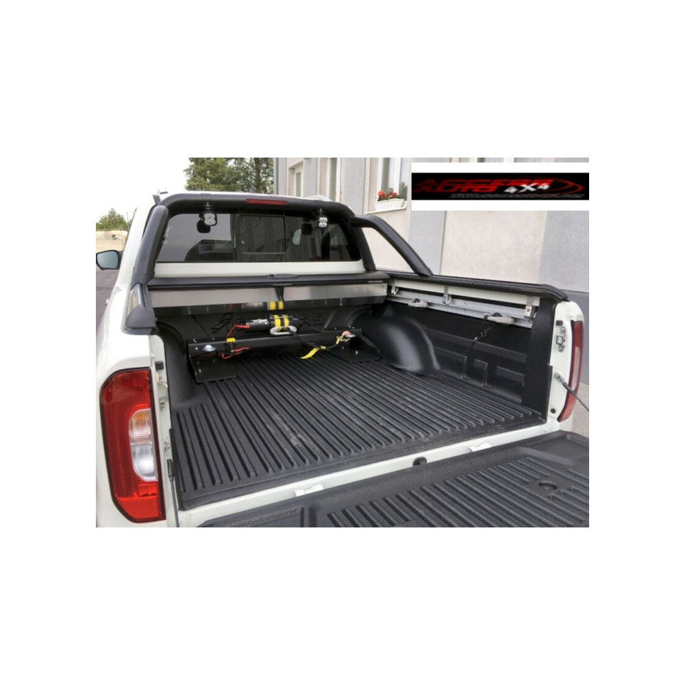 Platine de Fixation de Treuil pour Benne Pick Up Hauteur 16 cms