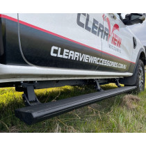 Marches pieds Escamotables Électriques Clearview - Ford Ranger et Volkswagen Amarok 2022-