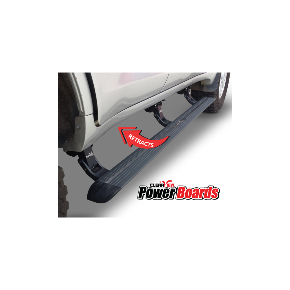 Marches pieds Escamotables Électriques Clearview - Isuzu D-MAX 2015 – 2019