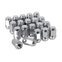 Jeu de 20 Écrous de Roue Chromés 1/2" US'CARS Jeep Ford F150 Dodge
