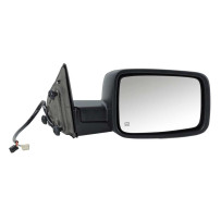 Rétroviseur Extérieur Droit Passager Pour Dodge Ram 1500 2009-2018 - Clignotant, Chauffant, Électrique