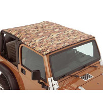 Bikini Bestop Safari Header Jeep wrangler TJ 03 à 05. Édition Militaire & Désert