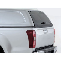 Vitre arrière complete Hard top Aeroklas  Isuzu D-max 2015-2020 verrouillage Non centralisé avec fil chauffant, Teintée foncé-