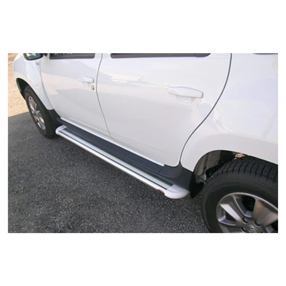 Marche Pieds aluminium S50 anodisé Blanc Toyota Hilux 2005-2011