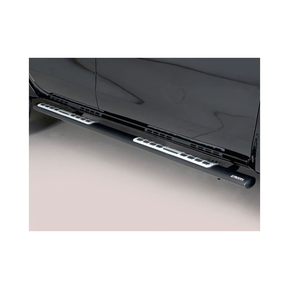 Marche pieds ovale Noir avec Design Toyota Hilux 2016- Double Cabine