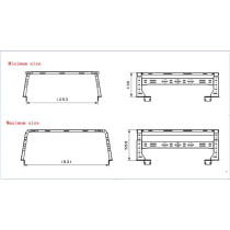 Porte-tente de toit / Galerie de benne Jeep Gladiator JT 2019-