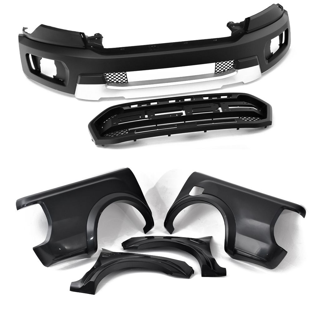 Kit Carrosserie Style Raptor pour Ford Ranger 2016-2019 - Ailes Complètes Incluses