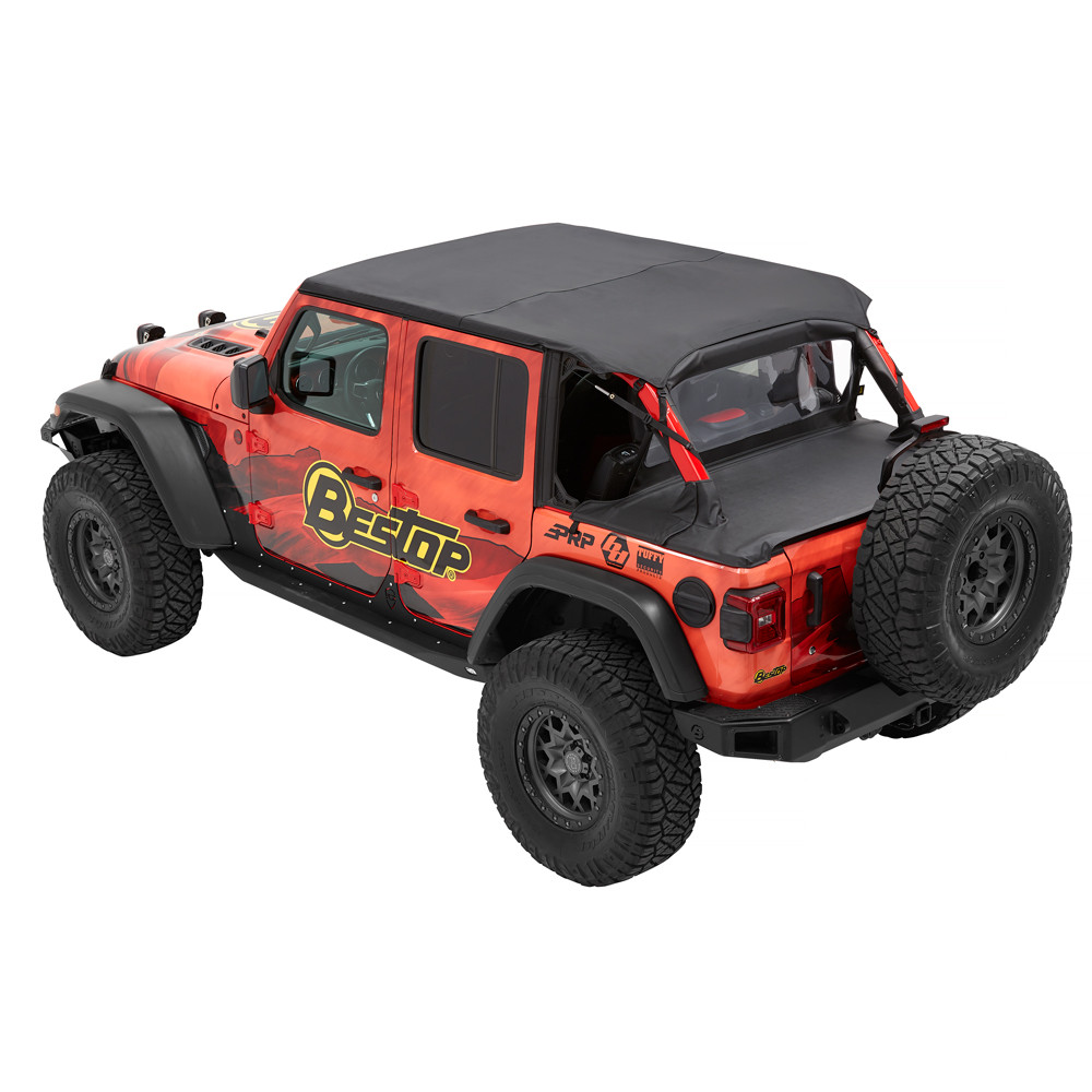 Bikini Bestop Header Safari Noir Diamond jeep Wrangler JL