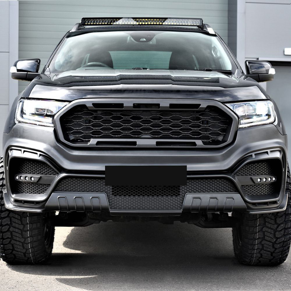 Kit Pare-chocs Style AMG pour Ford Ranger 2016-2022 avec Feux LED