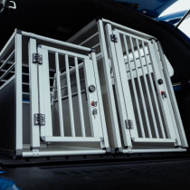 Cage pour Chien Légère Aluminium - Une Porte | 3 Tailles pour Pick-up | SUV | 4X4
