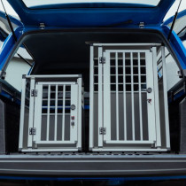 Cage pour Chien Légère Aluminium - Une Porte | 3 Tailles pour Pick-up | SUV | 4X4