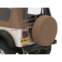 Housse de Roue de Secours Bestop 225-235/75 Brun foncé