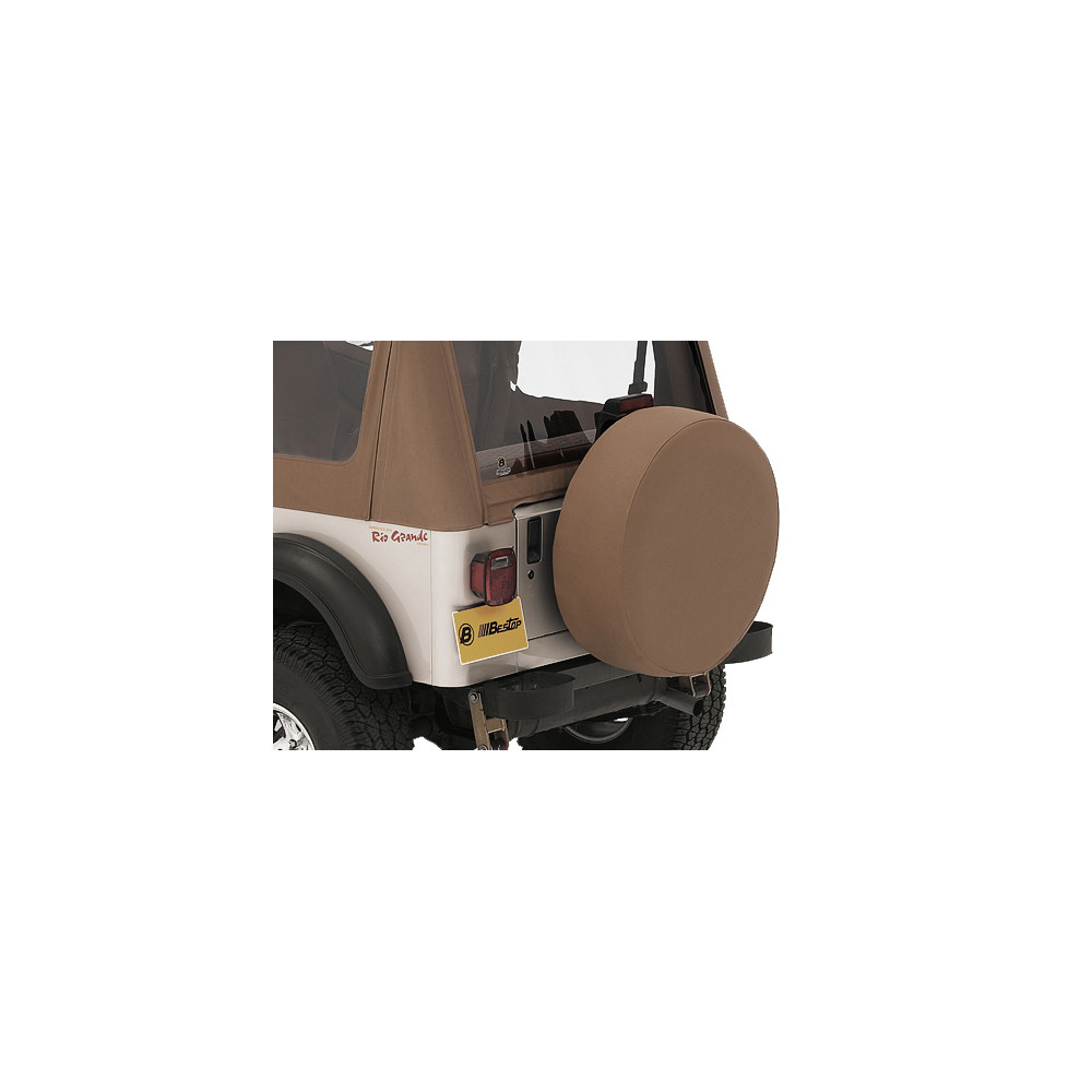 Housse de Roue de Secours Bestop 225-235/75 Brun foncé