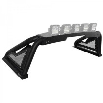 Roll Bar 2.0 Go Rhino Noir avec Barre Rétractable pour Projecteurs Dodge RAM 1500