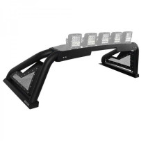 Roll Bar 2.0 Go Rhino Noir avec Barre Rétractable pour Projecteurs Dodge RAM 1500