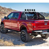 Roll Bar 2.0 Go Rhino Noir avec Barre Rétractable pour Projecteurs Dodge RAM 1500