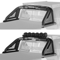 Roll Bar 2.0 Go Rhino Noir avec Barre Rétractable pour Projecteurs Dodge RAM 1500