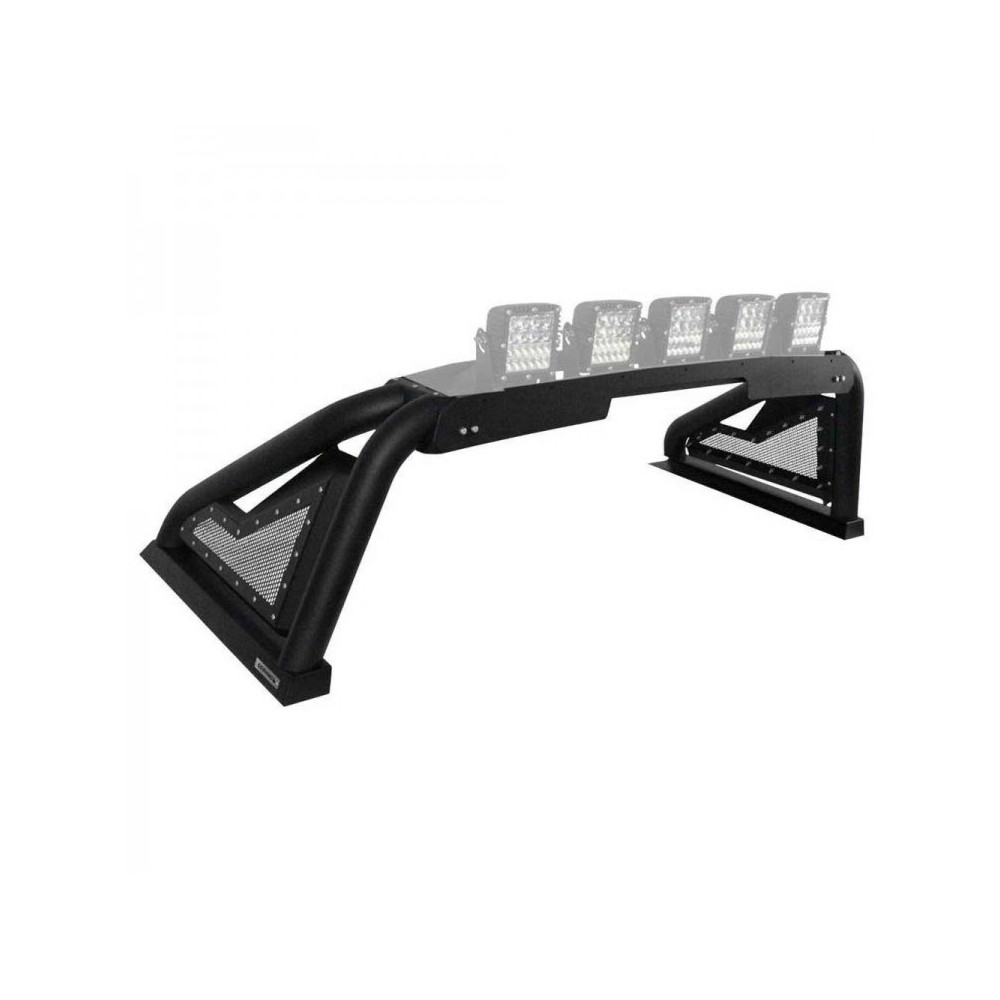 Roll Bar 2.0 Go Rhino Noir avec Barre Rétractable pour Projecteurs Dodge RAM 1500