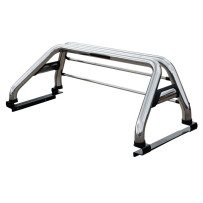 Arceau de Benne Double Tube Inox Dodge RAM 1500 2013-  avec Grille de Protection