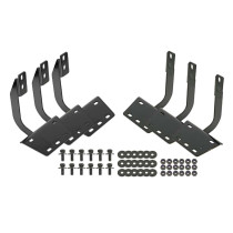 Marchepieds Texturés Noir 4" Dodge RAM 1500 Crew Cab 2019-