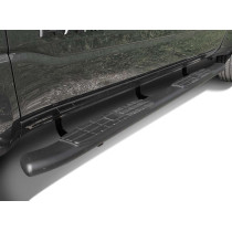 Marchepieds Texturés Noir 4" Dodge RAM 1500 Crew Cab 2019-