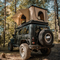 Tente de Toit Highlander BOX Type R - Confort et Design Aérodynamique | 85 kg | 215x127 cm