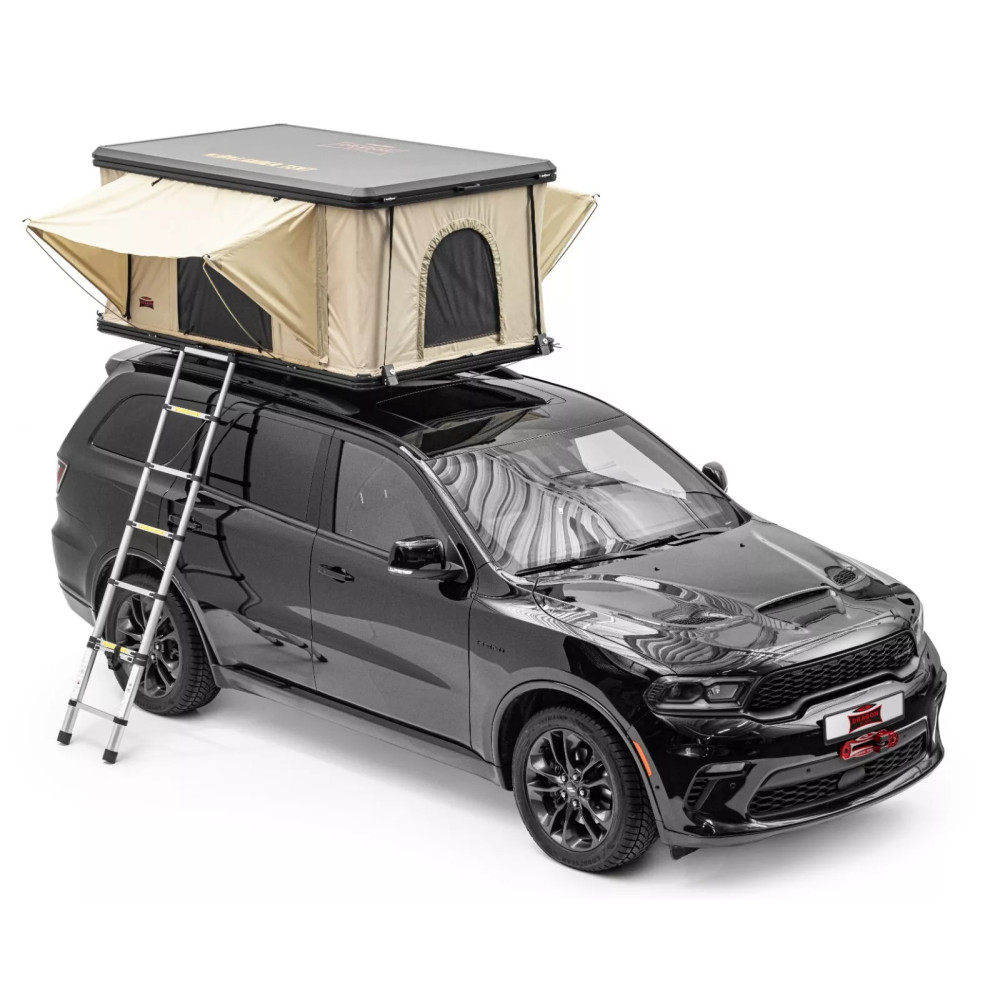 Tente de Toit Highlander BOX Type R - Confort et Design Aérodynamique | 85 kg | 215x127 cm