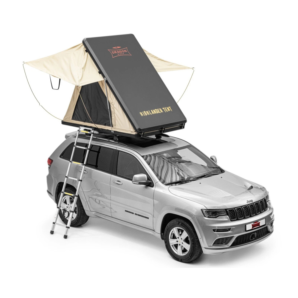 Tente de Toit Highlander BOX Type A - Hauteur de 165 cm | Espace Debout | Confort 3 Saisons