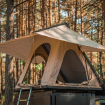 Tente de Toit Highlander BOX Type S -Hauteur 123 cm | Équilibre Espace/Performance | 83 Kg