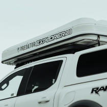 Tente de Toit Predator Explorer 210 - Coque Dure Aérodynamique 2 Personnes | Blanche