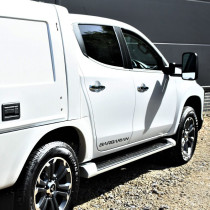 Rétroviseurs de Remorquage Longue Portée pour Mitsubishi L200 Série 5/6 (2015-2021) | Visibilité Étendue