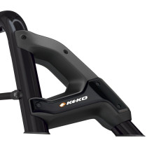 Barre de toit sport noire avec inserts latéraux en ABS pour Mitsubishi L200 Series 5/6