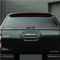 Vitre de hayon Hard top Alpha Type-E Toyota Hilux Uniquement
