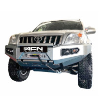 Pare-Chocs Avant AFN Renforcé pour Toyota Land Cruiser Prado 120/125 VX – Platine Treuil Incluse
