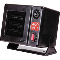 Chauffage Soufflant Céramique 12V 400W - Voiture, Camping-car, Utilitaire | Branchement Batterie
