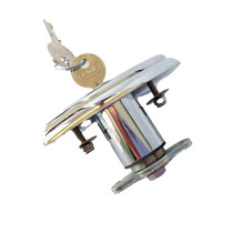 Serrure de Sécurité pour Tonneau Cover - Chromé - 2 Jeux de Clés Inclus