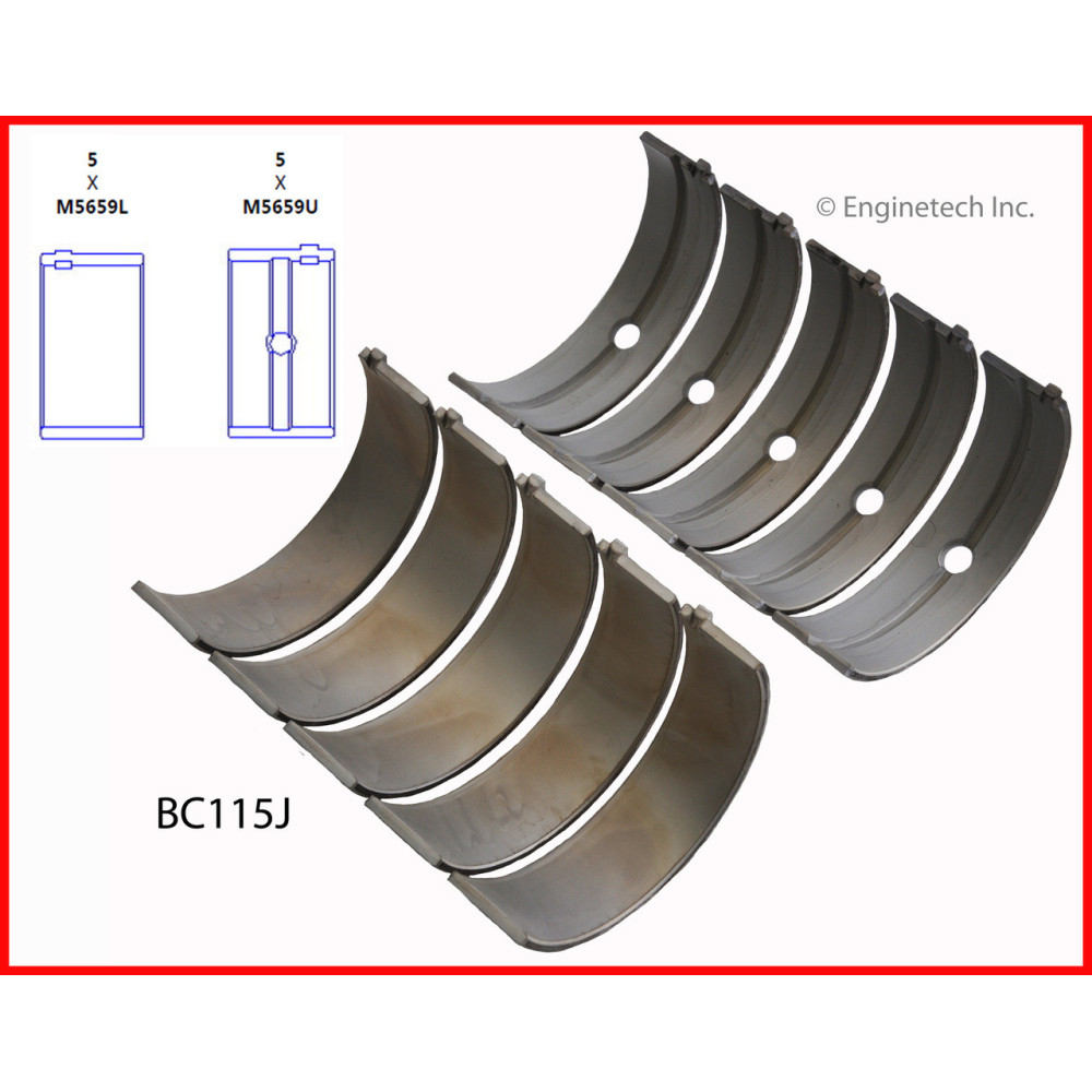 Kit de Coussinet de Vilebrequin pour Dodge Ram 1500 HEMI 5.7L