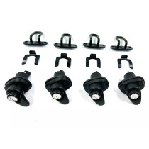 Kit de Serrures Truckman S-Series – 4 Verrous Latéraux + Poignée Arrière Télécommandée, Clés Identiques