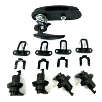 Kit de Serrures Truckman S-Series – 4 Verrous Latéraux + Poignée Arrière Télécommandée, Clés Identiques