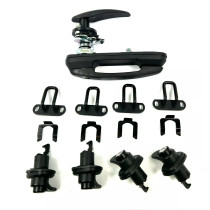 Kit de Serrures Truckman S-Series – 4 Verrous Latéraux + Poignée Arrière Télécommandée, Clés Identiques