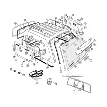 Kit de Serrures Truckman S-Series – 4 Verrous Latéraux + Poignée Arrière Télécommandée, Clés Identiques