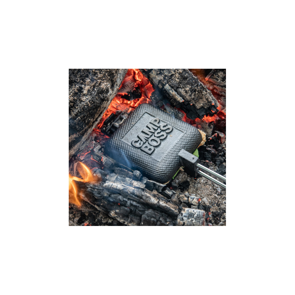 Jaffle Iron CampBoss en Fonte | Sandwiches et Pâtés Feuilletés au Feu de Camp