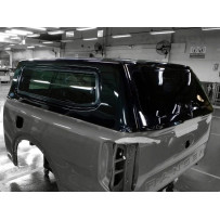 Hard Top Aeroklas Non Peint Ford Ranger  Space Cabine 2023-2025  avec Fenêtre Coulissante Gauche/Pop-up Droite