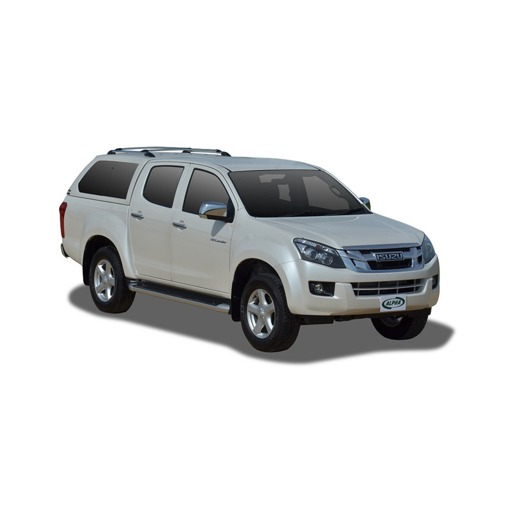 Hard top Alpha GSE Isuzu D-Max 2012-2020 Double Cabine- Vitres latérales coulissantes