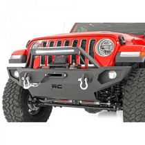 Pare-chocs avant acier full Rough Country avec LED – Jeep Wrangler JK/JL & Gladiator JT