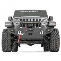 Pare-chocs avant acier full Rough Country avec LED – Jeep Wrangler JK/JL & Gladiator JT