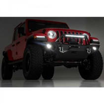 Pare-chocs avant acier full Rough Country avec LED – Jeep Wrangler JK/JL & Gladiator JT