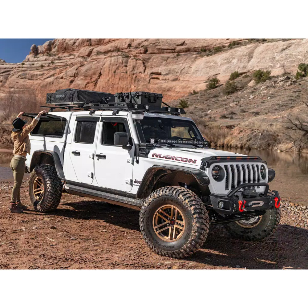 Pare-chocs avant avec grille de protection Rugged Ridge Arcus™  Jeep Wrangler Jl/Gladiator JT