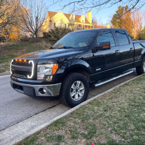 Calandre American Style Raptor Noir Mat avec Feux DRL et Clignotants Dynamiques Ford F150 2009-2014