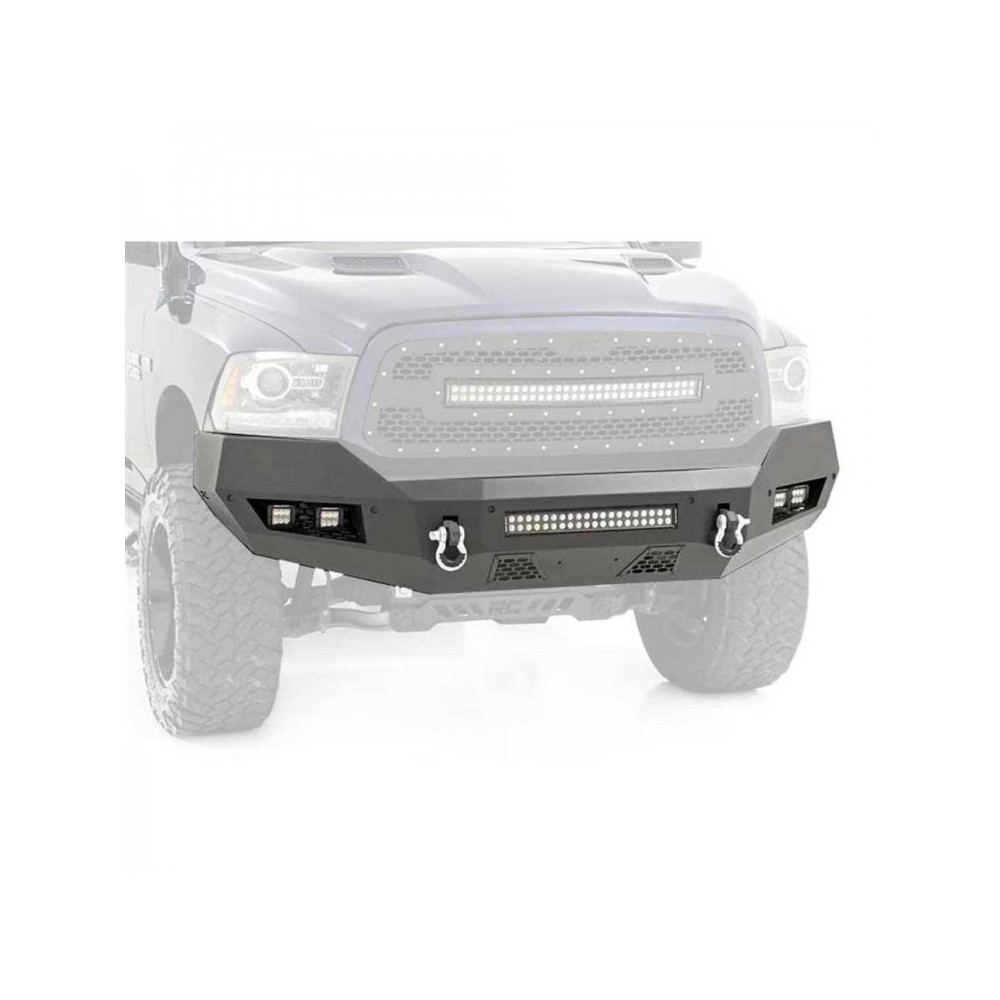 Pare-chocs avant acier LED Rough Country RAM 1500 DS 13-18 & Classic 19+